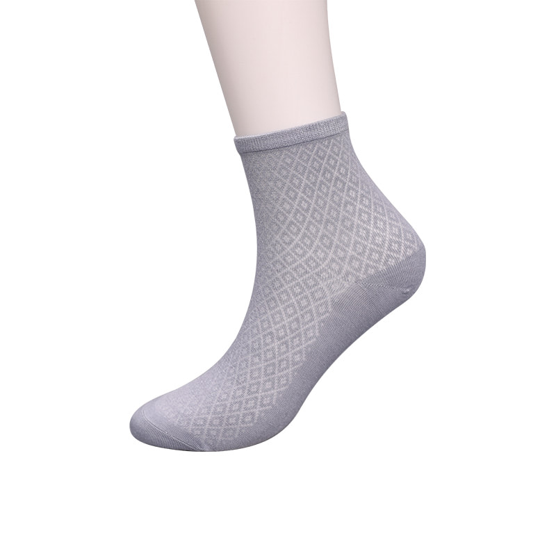 Mekana najlonska torba od bambusovih vlakana, tanke male dijamantne ženske čarape za slobodno vrijeme, ručno šivane ženske čarape WSD1689