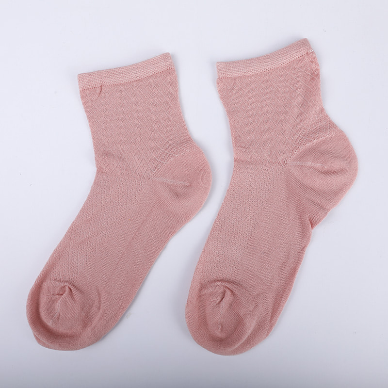 Mekana najlonska torba od bambusovih vlakana, tanke male dijamantne ženske čarape za slobodno vrijeme, ručno šivane ženske čarape WSD1689