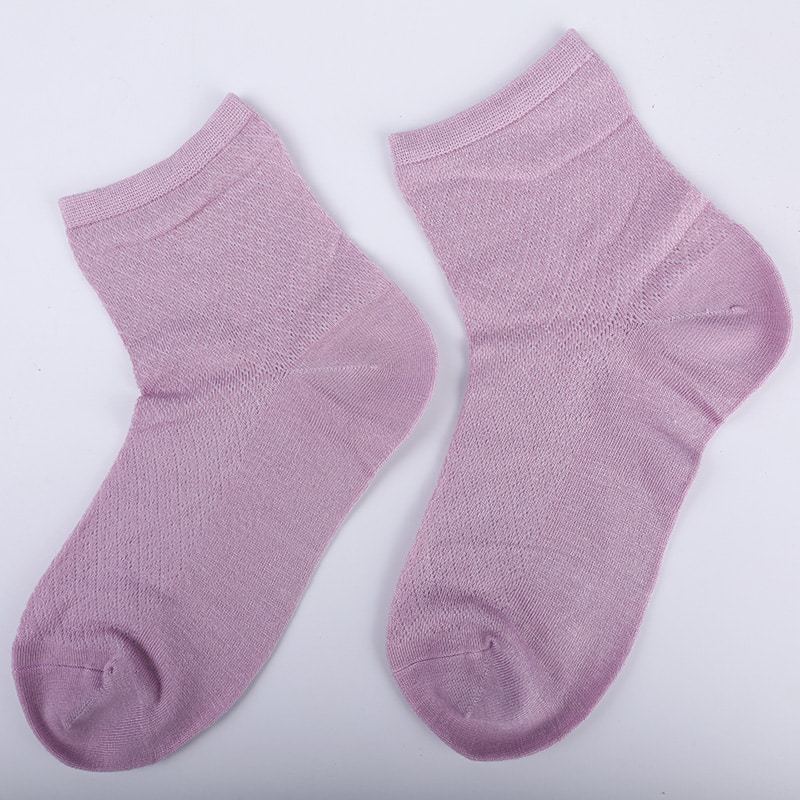 Mekana najlonska torba od bambusovih vlakana, tanke male dijamantne ženske čarape za slobodno vrijeme, ručno šivane ženske čarape WSD1689